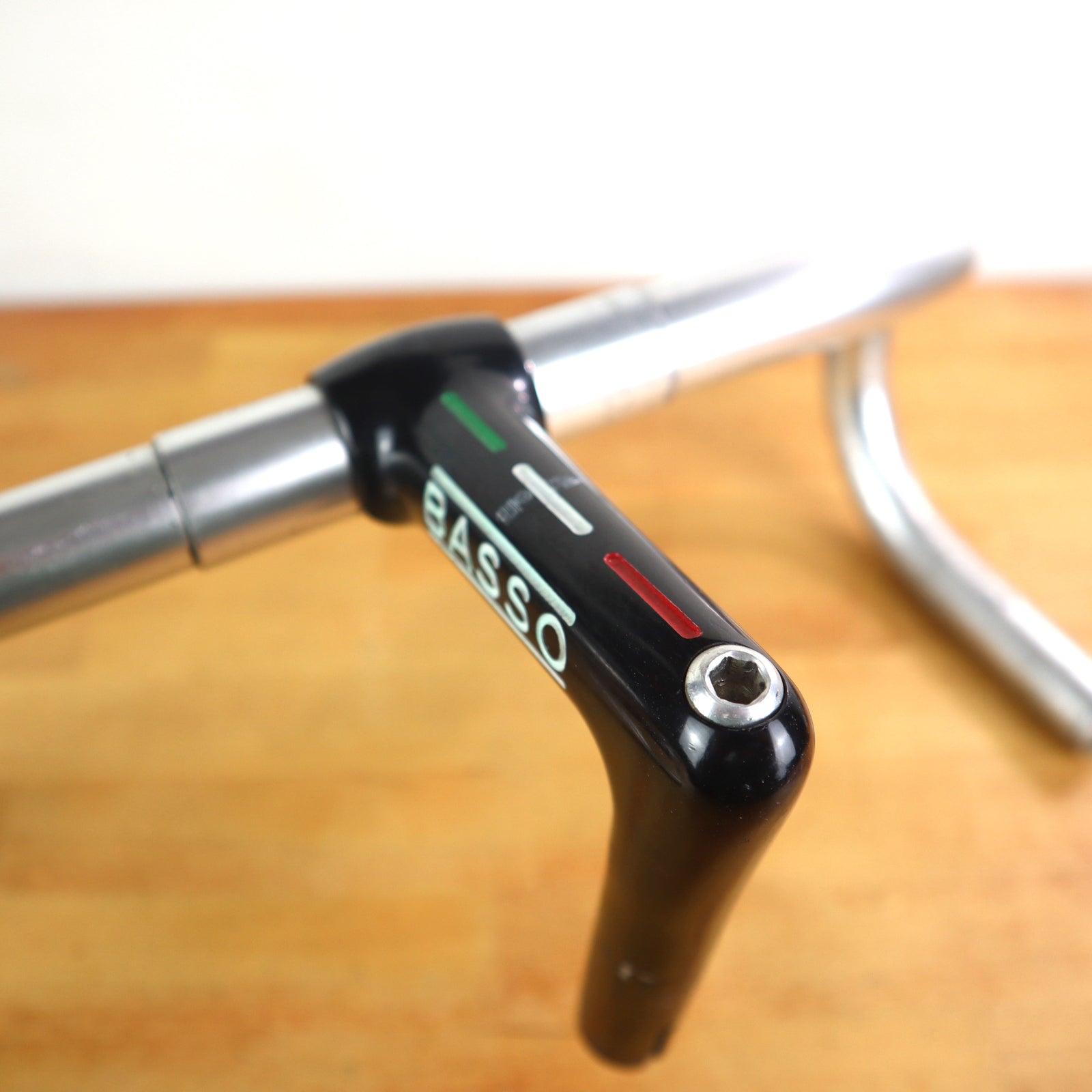 Vintage Cinelli Criterium 40cm Handlebars W/ Cinelli Basso Quill Stem