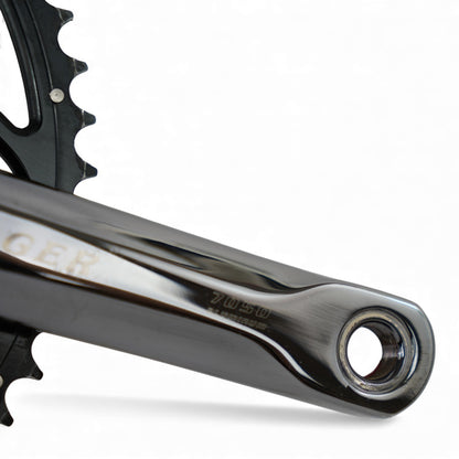 Bontrager Giga X Pipe Triple Crankset 52/42/30T 175mm Crank Arms 7050 Aluminum