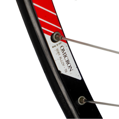 Campagnolo Omicron 6061 700c Rim Brake Clincher Wheelset Stand QR Axle Road Bike