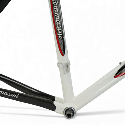 Tommasini Carbo Light 57cm Carbon/Aluminum Frameset Rim Brake with Threaded BB