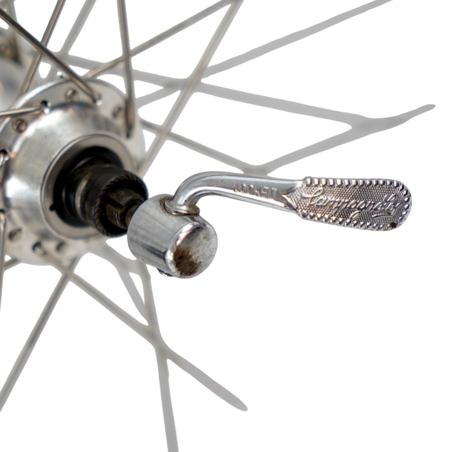Campagnolo Omicron 6061 700c Rim Brake Clincher Wheelset Stand QR Axle Road Bike