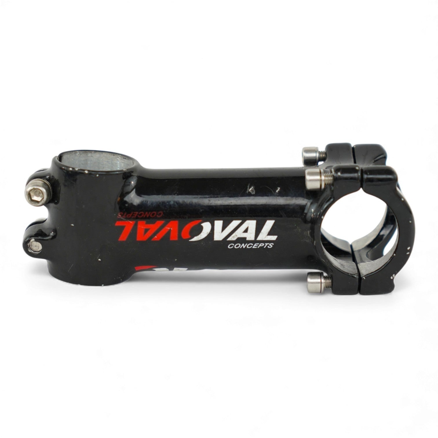 Oval Concepts Stem Black 100mm Length 31.8mm Clamp Road Cycling Part