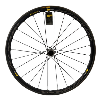 Mavic Ksyrium Elite UST 700c Disc Brake Tubular Front Wheel Thru Axle Road Bike