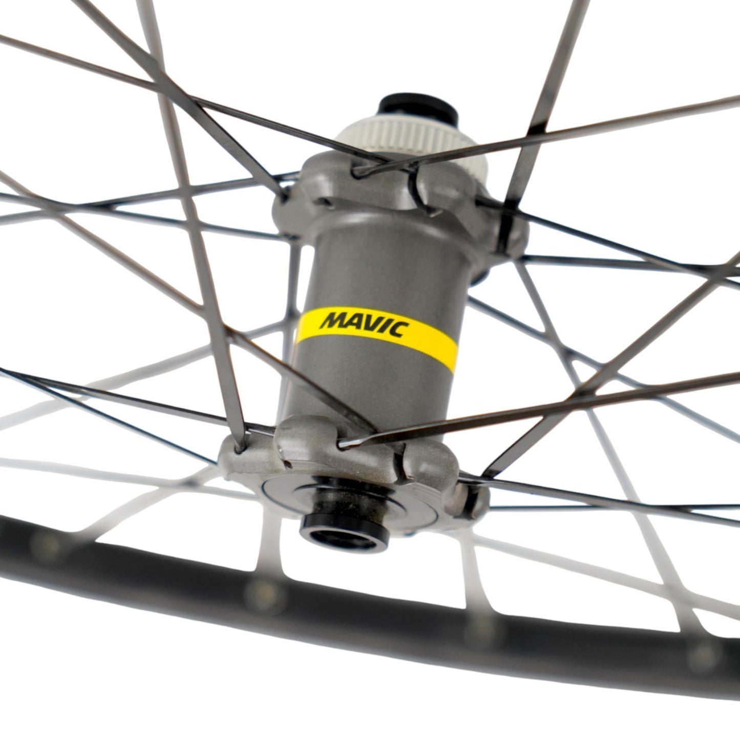 Mavic Ksyrium Elite UST 700c Disc Brake Tubular Front Wheel Thru Axle Road Bike