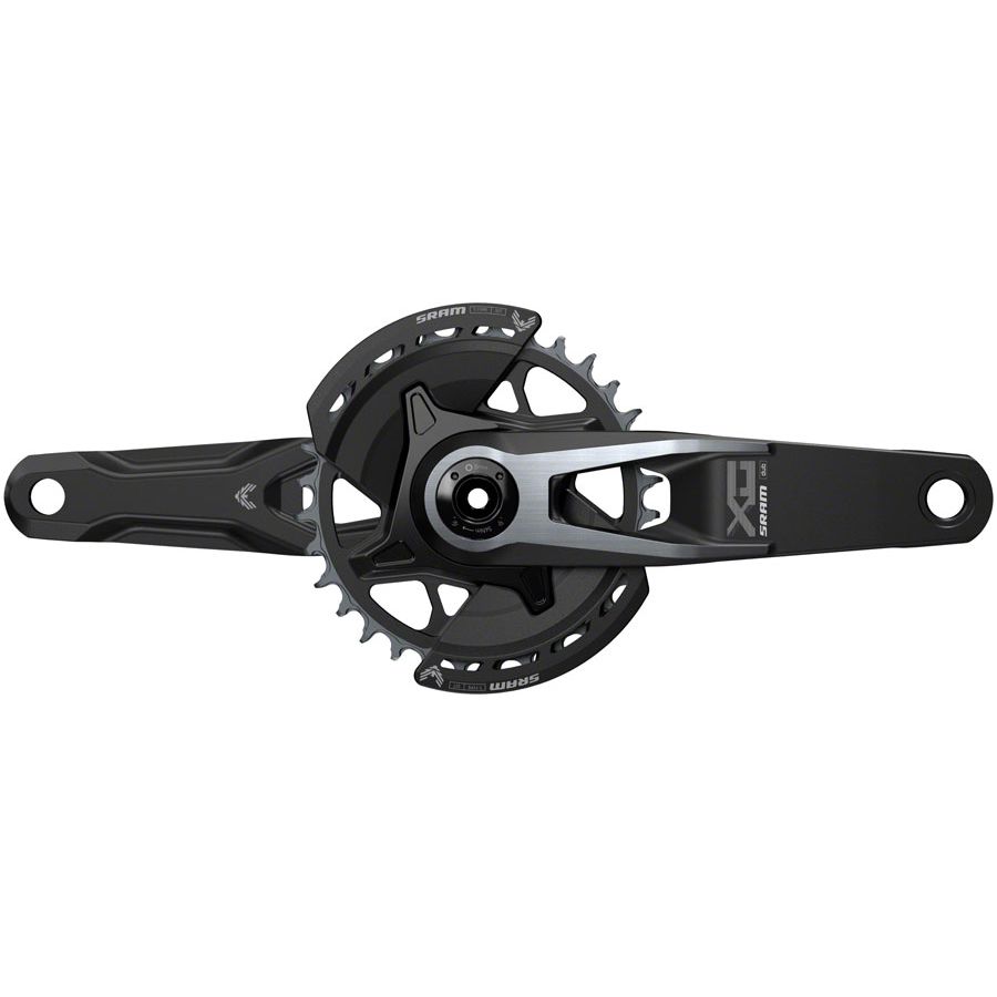 SRAM X0 Eagle T-Type Wide Crankset - 165mm 12-Speed 32t Chainring Direct Mount 2-Guards DUB Spindle Interface BLK V2