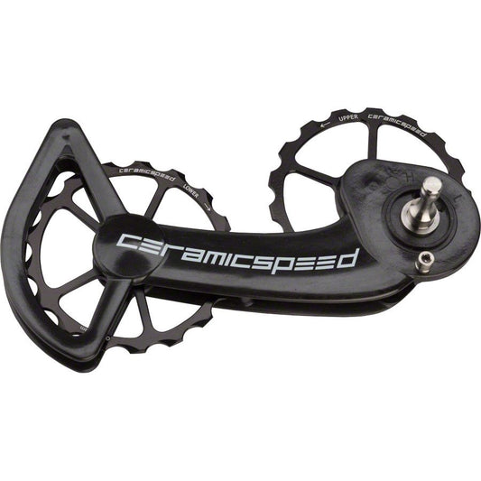 CeramicSpeed OSPW Pulley Wheel System SRAM eTap - Alloy Pulley Carbon Cage BLK