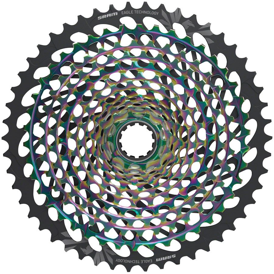 SRAM XX1 Eagle AXS XG-1299 Cassette - 12-Speed 10-50t Rainbow For XD Driver Body