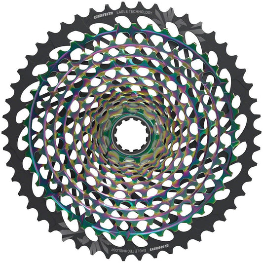 SRAM XX1 Eagle AXS XG-1299 Cassette - 12-Speed 10-50t Rainbow For XD Driver Body