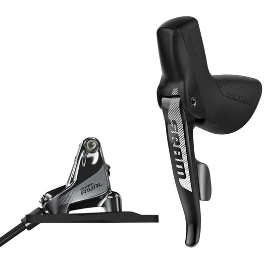 SRAM Rival 1 Disc Brake Cable-Actuated Dropper Remote Lever - Left/Front Flat Mount 20mm Offset BLK A1