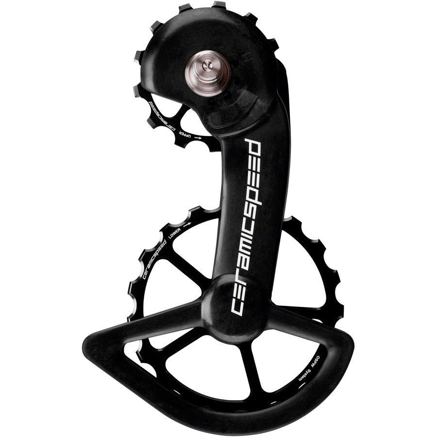 CeramicSpeed OSPW Pulley Wheel System Shimano 9100/9150 8000 SS/8050 SS - Coated Races Alloy Pulley Carbon Cage BLK
