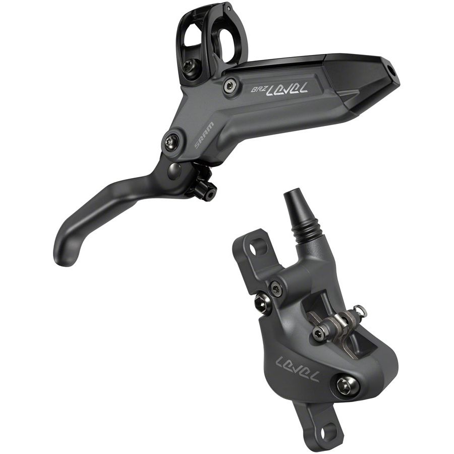 SRAM Level Bronze Stealth Disc Brake Lever - Rear Post Mount 2-Piston Aluminum Lever SS Hardware Dark Polar C1