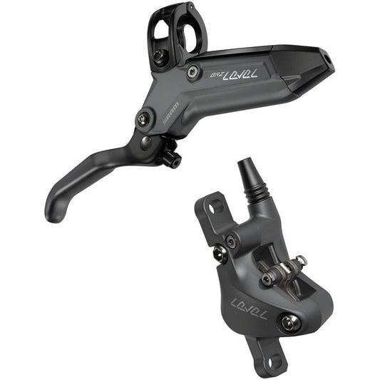 SRAM Level Bronze Stealth Disc Brake Lever - Rear Post Mount 2-Piston Aluminum Lever SS Hardware Dark Polar C1