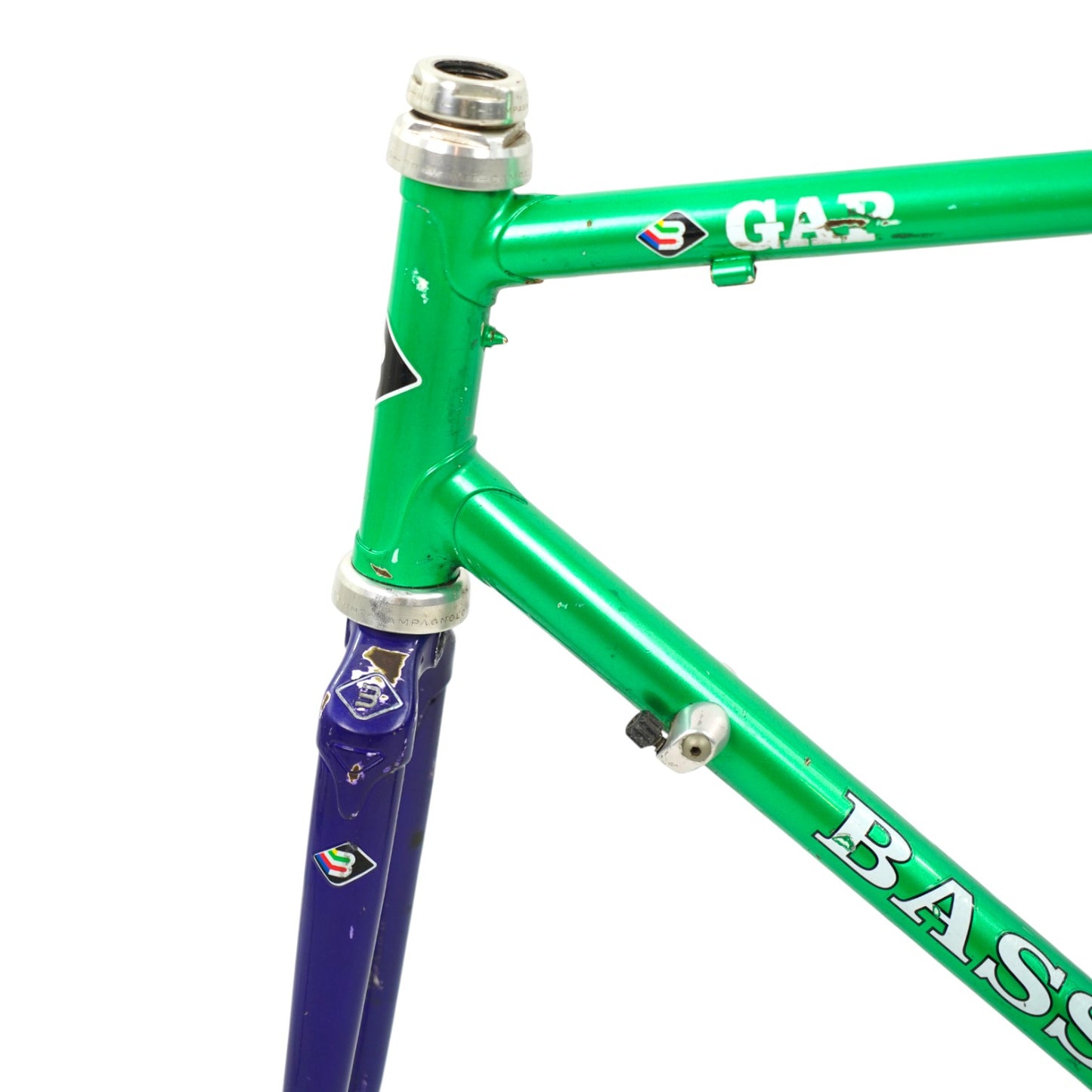 56cm Vintage Basso Gap Rim Brake Road Bike Frameset W/ Extras