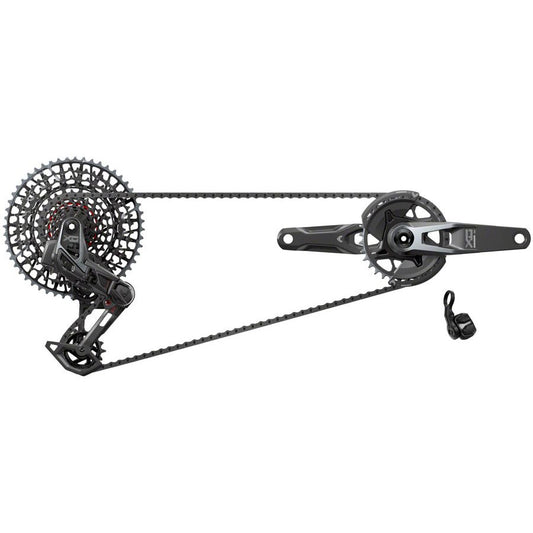 SRAM X0 T-Type Eagle Transmission Groupset - 170mm Crank 32t Chainring AXS POD Controller 10-52t Cassette Rear Derailleur Chain V2