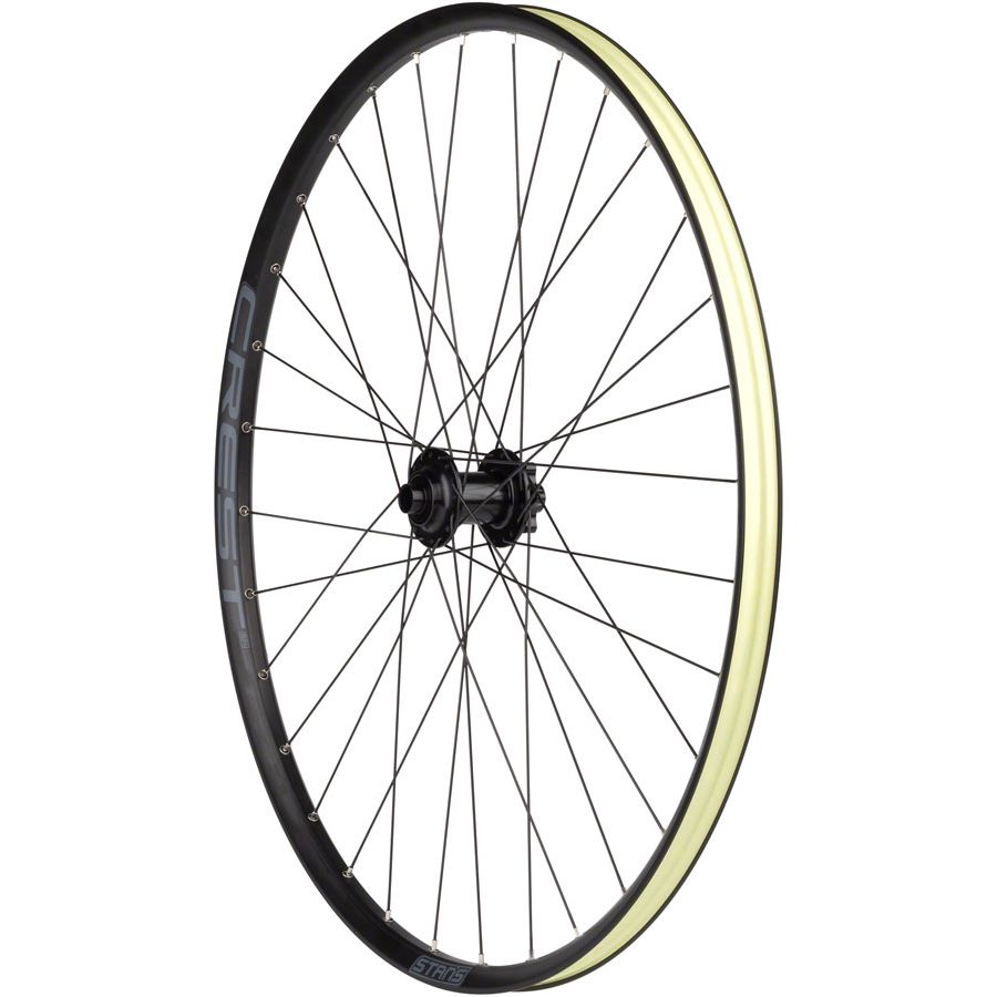 Stan's Crest S2 Front Wheel - 29" 15 x 100mm 6-Bolt Black 32H