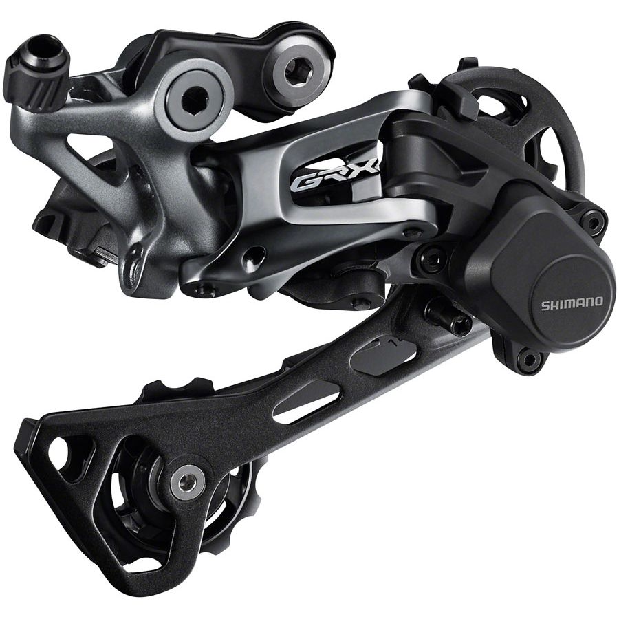 Shimano GRX RD-RX812 Rear Derailleur - 11-Speed Long Cage BLK With Clutch For 1x 42t Low Sprocket Max