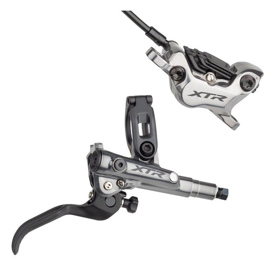 Shimano XTR BL- M9120/BR-M9120 Disc Brake Lever - Rear Hydraulic Post Mount Finned Metal Pads Gray