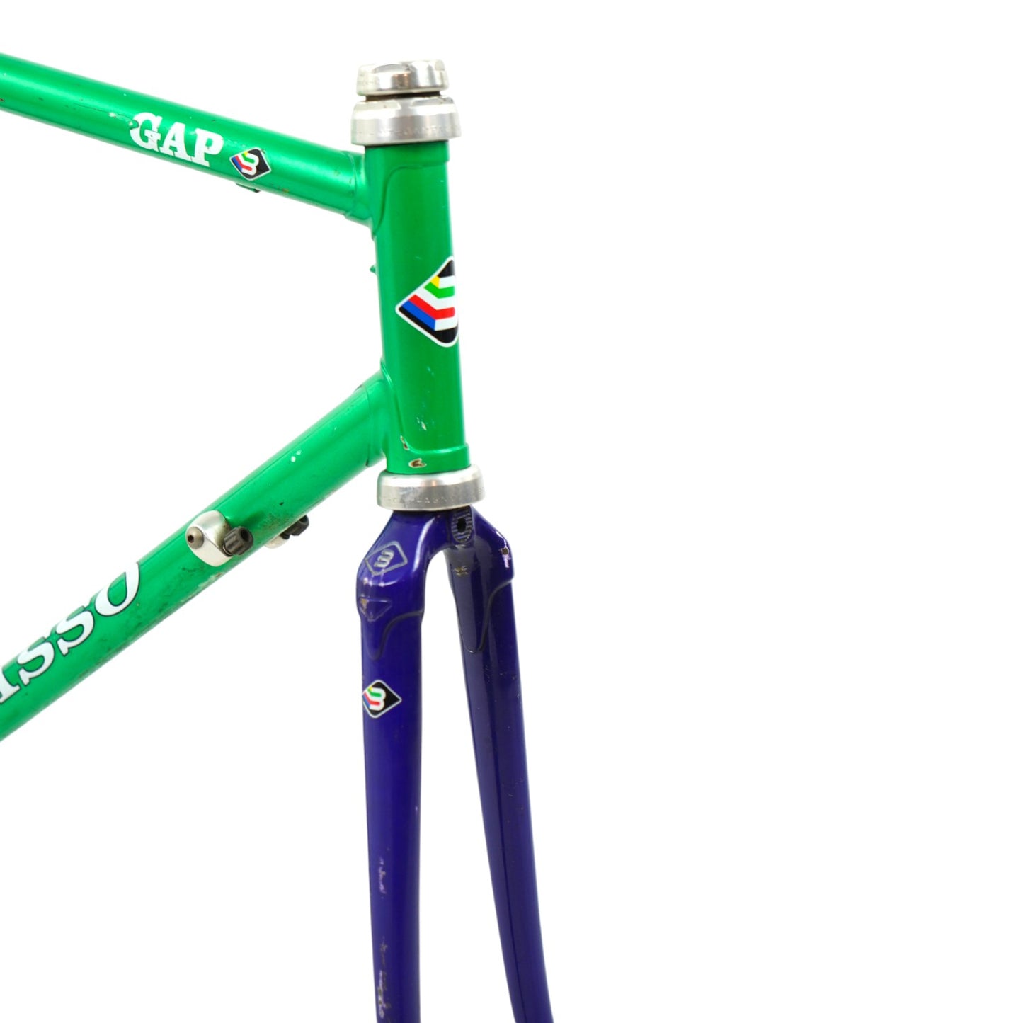 56cm Vintage Basso Gap Rim Brake Road Bike Frameset W/ Extras