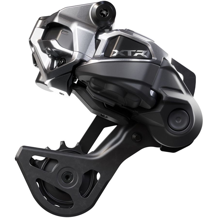 Shimano XTR RD-M9250-GS Di2 Wireless Rear Derailleur - 12-Speed Medium Cage Shadow ES BLK/Gray