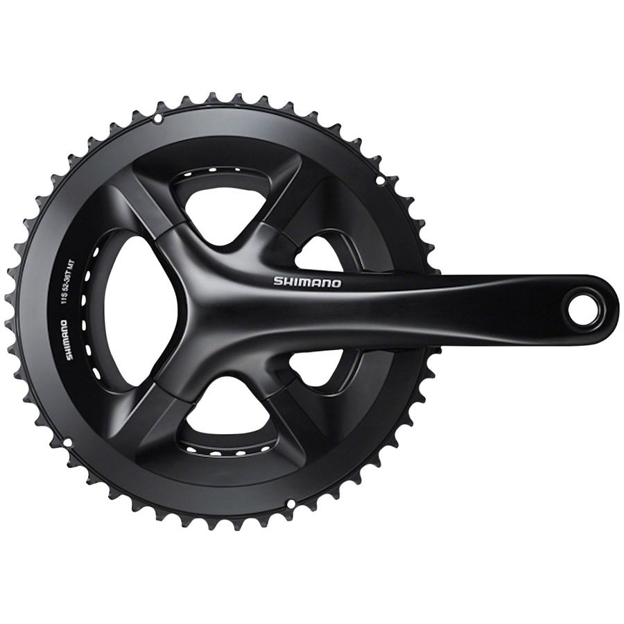 Shimano 105 FC-RS510 Crankset - 172.5mm 11-Speed 50/34t 110 Asymmetric BCD Hollowtech II Spindle Interface BLK
