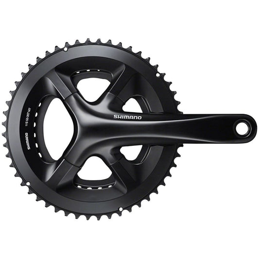 Shimano 105 FC-RS510 Crankset - 172.5mm 11-Speed 50/34t 110 Asymmetric BCD Hollowtech II Spindle Interface BLK