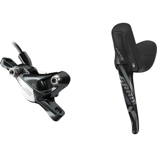 SRAM Force 1 Disc Brake and Lever - Front Hydraulic Post Mount Black A1