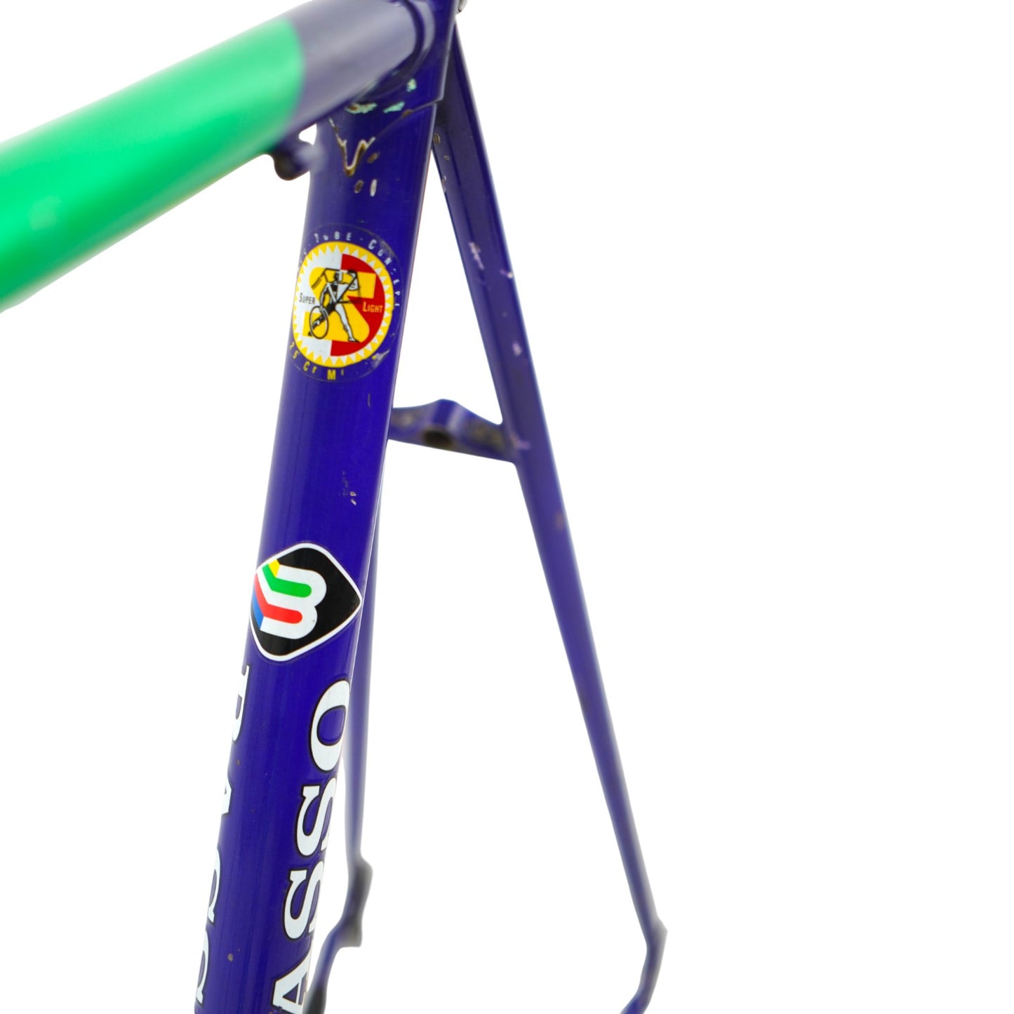 56cm Vintage Basso Gap Rim Brake Road Bike Frameset W/ Extras