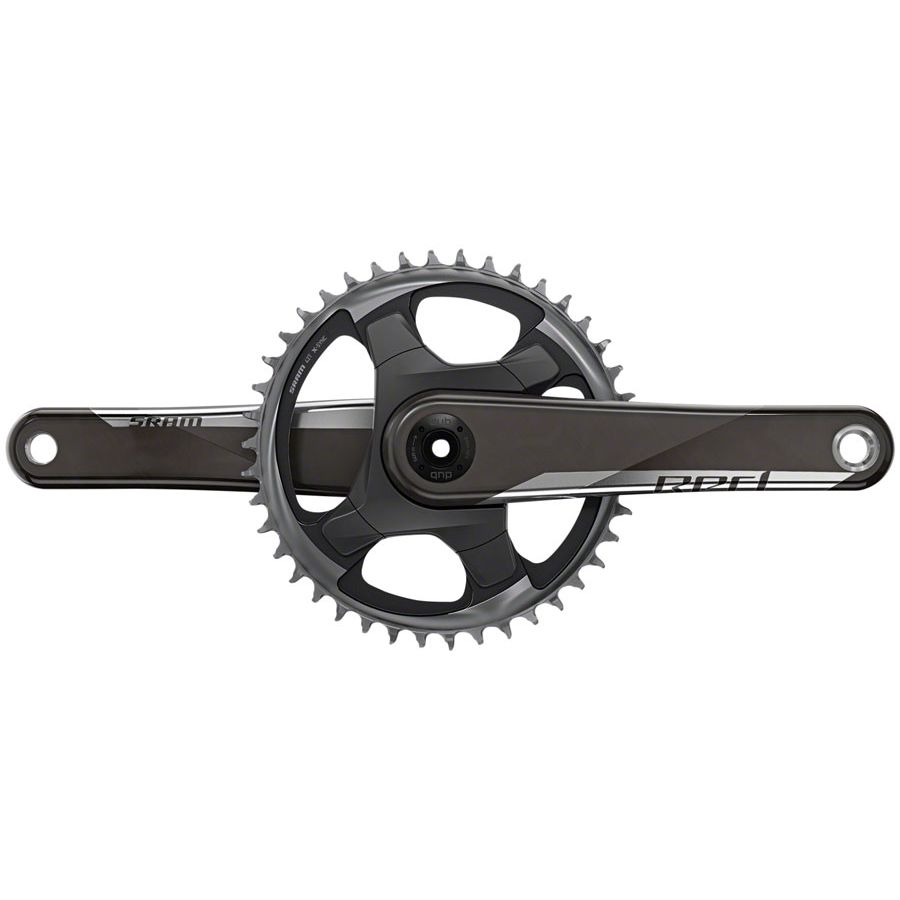 SRAM RED 1 AXS Crankset - 175mm 12-Speed 40t 8-Bolt Direct Mount DUB Spindle Interface Natural Carbon D1