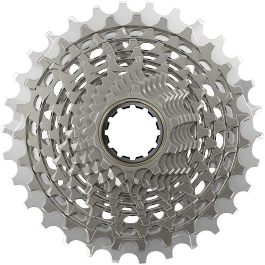 SRAM RED XG-1290 Cassette - 12-Speed 10-30t For XDR Driver Body Silver E1