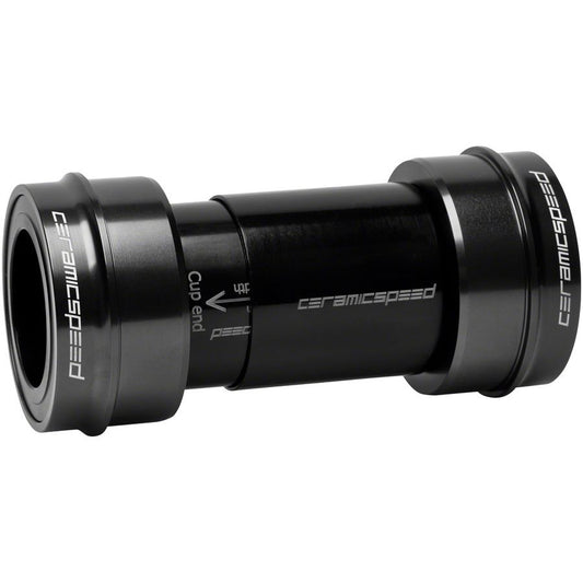 CeramicSpeed PF30 Road Bottom Bracket - DUB Road Spindle Coated Races Black