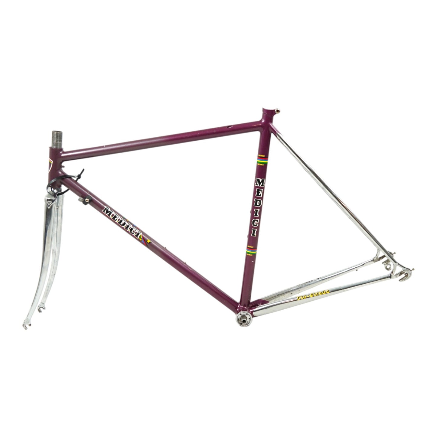 53cm Vintage Medici Pro Strada Rim Brake Road Bike Frameset
