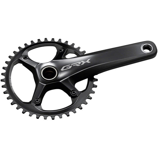 Shimano GRX FC-RX810-1 Crankset - 170mm 11-Speed 40t 110 BCD Hollowtech II Spindle Interface BLK
