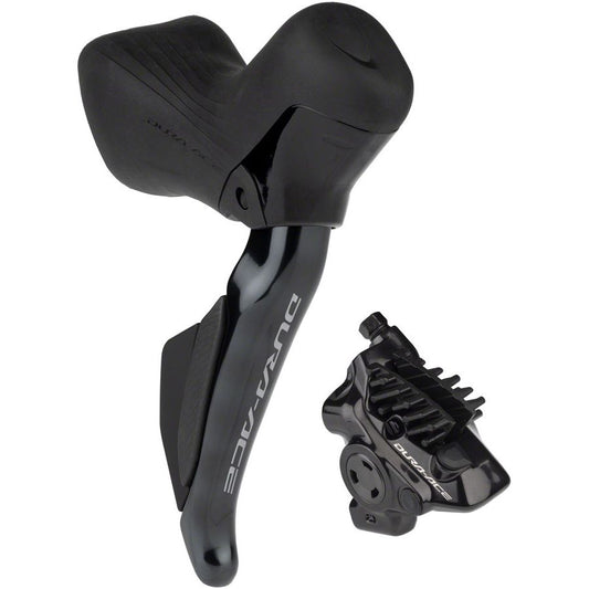 Shimano Dura-Ace ST-R9270F-R Di2 Shift/Brake Lever BR-R9270 Hydraulic Disc Brake Caliper - Right/Rear 12-Speed Flat Mount BLK