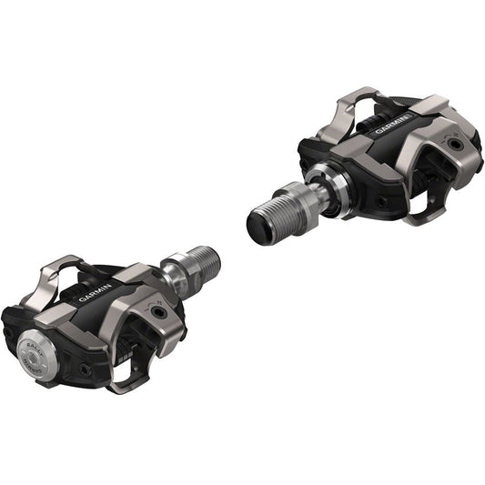 Garmin Rally XC200 Power Meter Pedals - Dual Sided Clipless Alloy 9/16" BLK Pair Dual-Sensing Shimano SPD