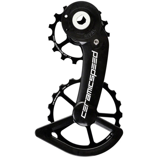CeramicSpeed OSPW Pulley Wheel System SRAM Rival AXS - Alloy Pulley Carbon Cage BLK