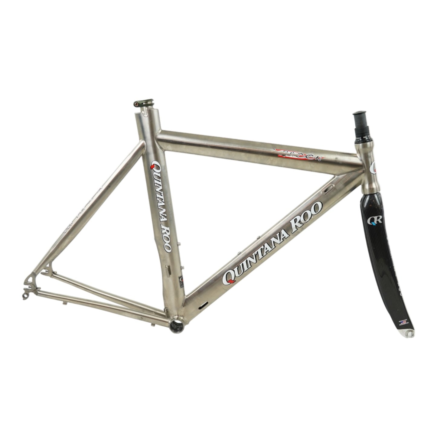 Quintana Roo Ti-Phoon Titanium Rim Brake TT/Triathlon Frameset w/ extras - 54cm