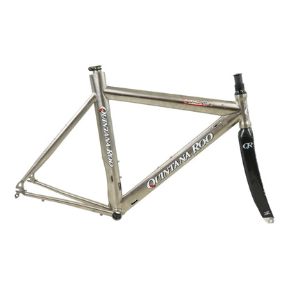 Quintana Roo Ti-Phoon Titanium Rim Brake TT/Triathlon Frameset w/ extras - 54cm