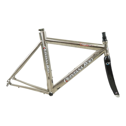 Quintana Roo Ti-Phoon Titanium Rim Brake TT/Triathlon Frameset w/ extras - 54cm