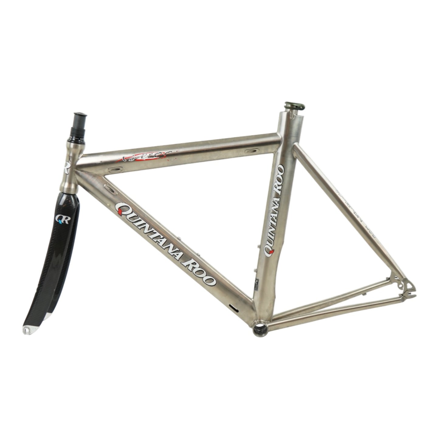 Quintana Roo Ti-Phoon Titanium Rim Brake TT/Triathlon Frameset w/ extras - 54cm