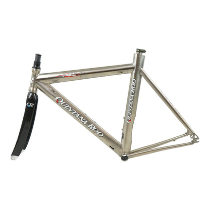 Quintana Roo Ti-Phoon Titanium Rim Brake TT/Triathlon Frameset w/ extras - 54cm