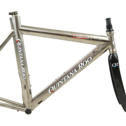 Quintana Roo Ti-Phoon Titanium Rim Brake TT/Triathlon Frameset w/ extras - 54cm