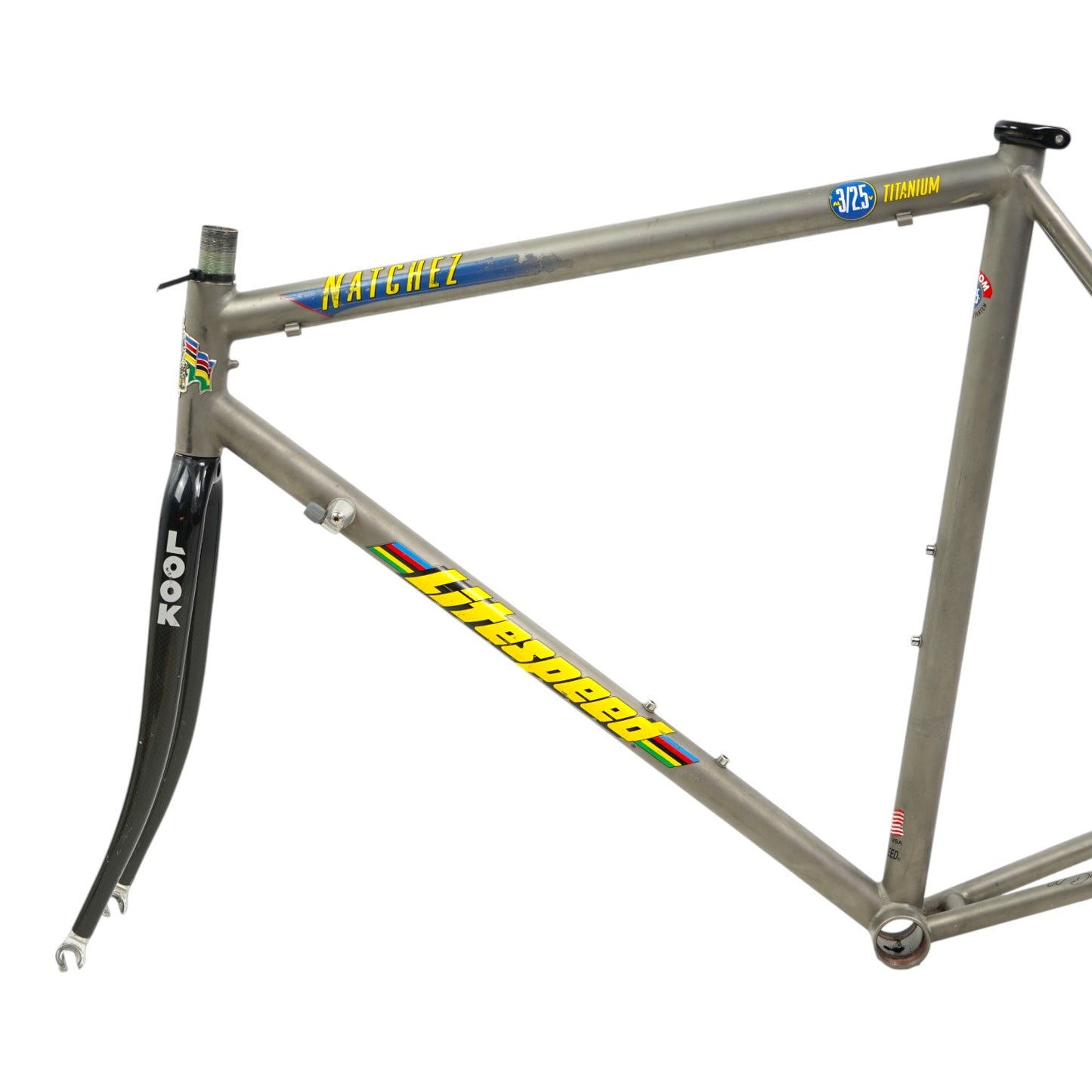 55cm Litespeed Natchez Titanium 700c Rim Brake Road Bike Frameset
