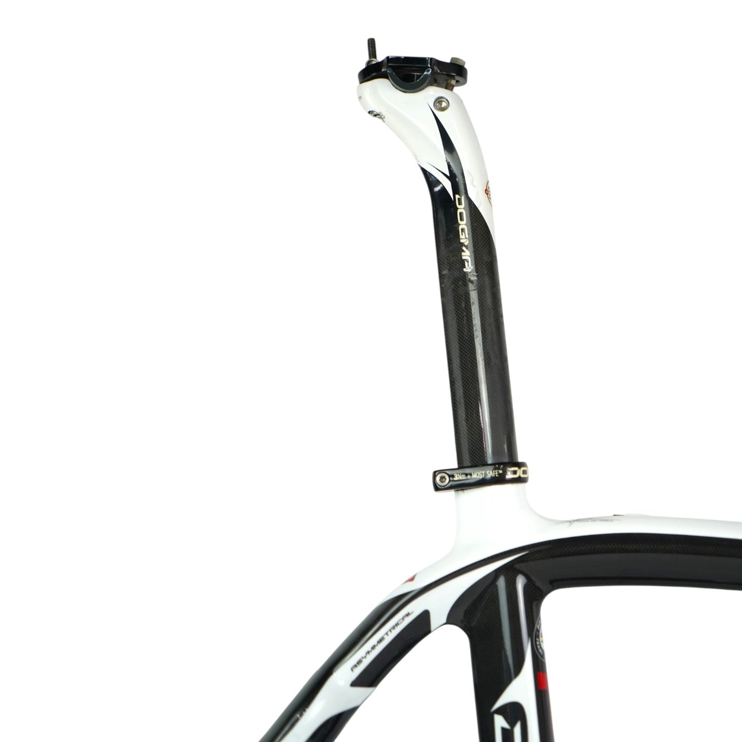 2012 Pinarello Dogma 60.1 700c Carbon Rim Brake Frameset - 55cm, DI2/AXS