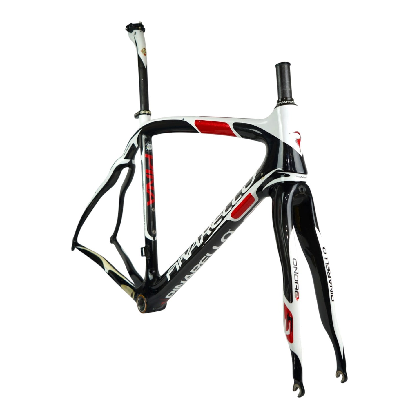 2012 Pinarello Dogma 60.1 700c Carbon Rim Brake Frameset - 55cm, DI2/AXS