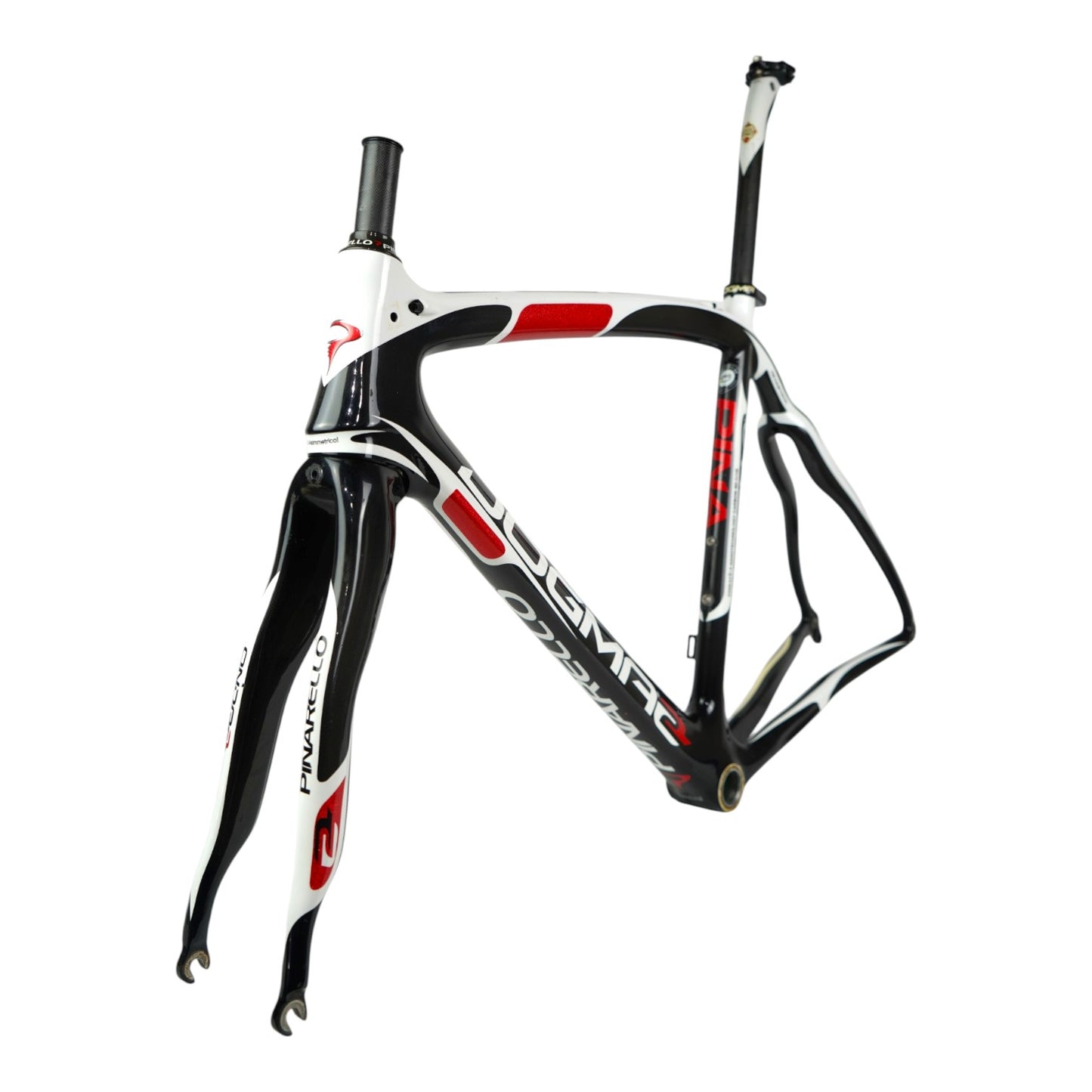 2012 Pinarello Dogma 60.1 700c Carbon Rim Brake Frameset - 55cm, DI2/AXS