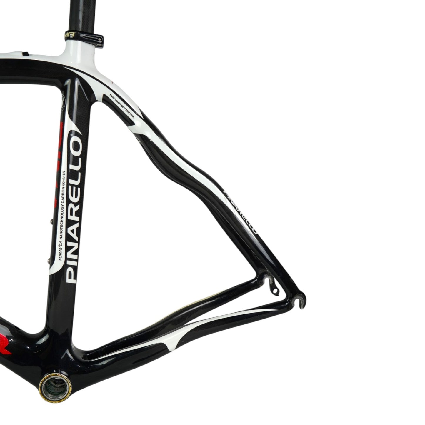 2012 Pinarello Dogma 60.1 700c Carbon Rim Brake Frameset - 55cm, DI2/AXS