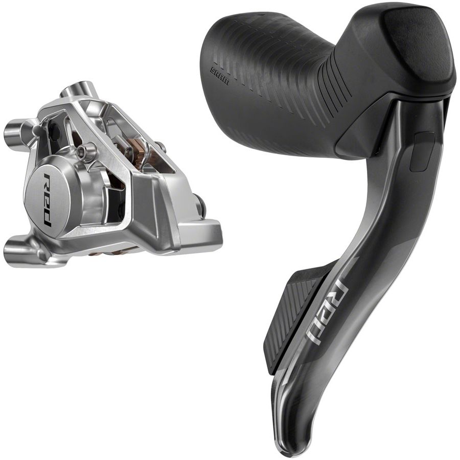SRAM RED eTap AXS HRD Shift/Brake Lever Hydraulic Disc Caliper - Right/Rear Flat Mount 20mm Offset 1800mm Hose BLK E1