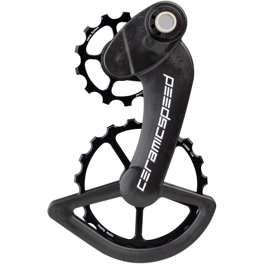 CeramicSpeed OSPW Pulley Wheel System Campagnolo Derailleurs - Alloy Pulley Carbon Cage BLK