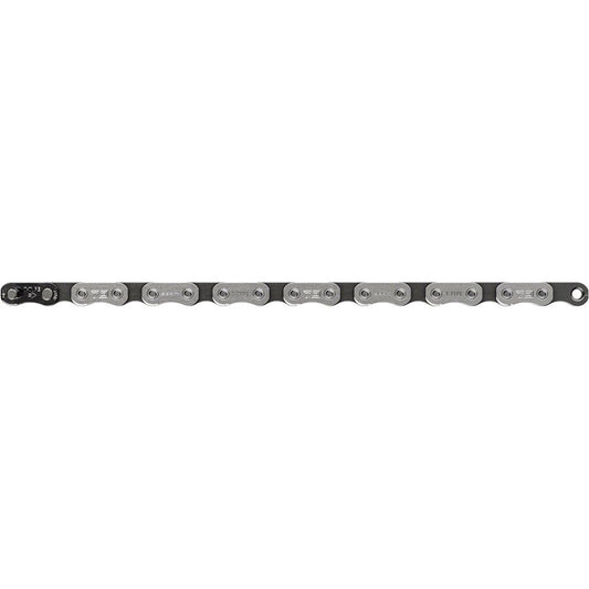 SRAM Eagle 70 T-Type Flattop Chain - 12-Speed 126 Links Solid Pin Includes PowerLock Connector Silver/BLK