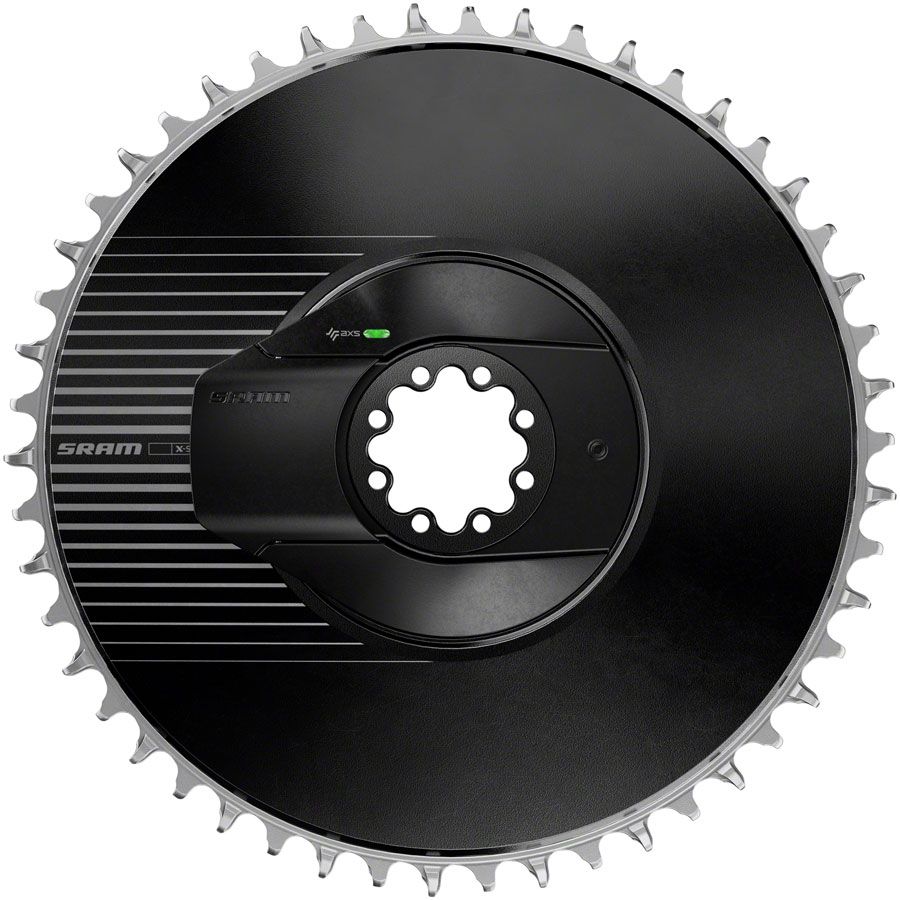 SRAM RED AXS Aero Power Meter Chainring Kit - 46t 12/13-Speed 8-Bolt Direct-Mount 6.5mm Offset BLK E1